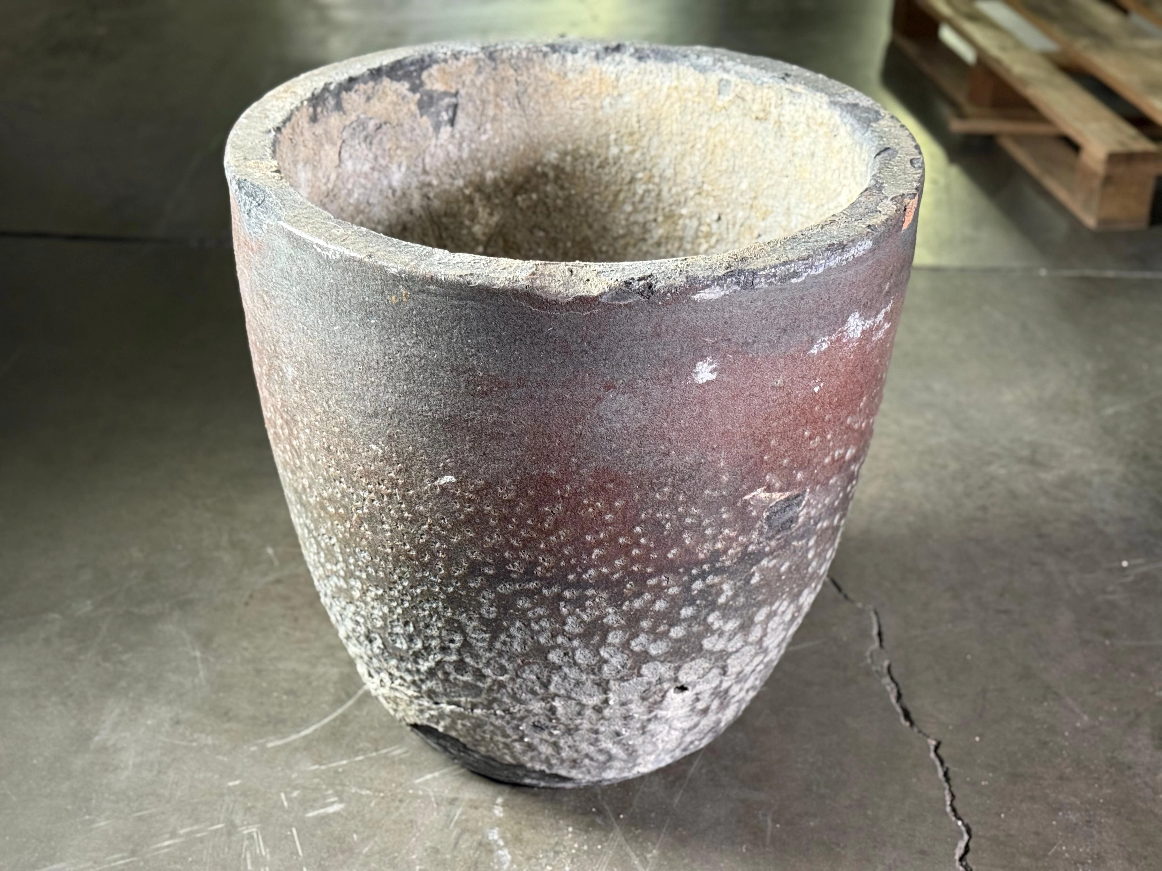 French Antique Foundry Crucibles (Pair) - Image 2